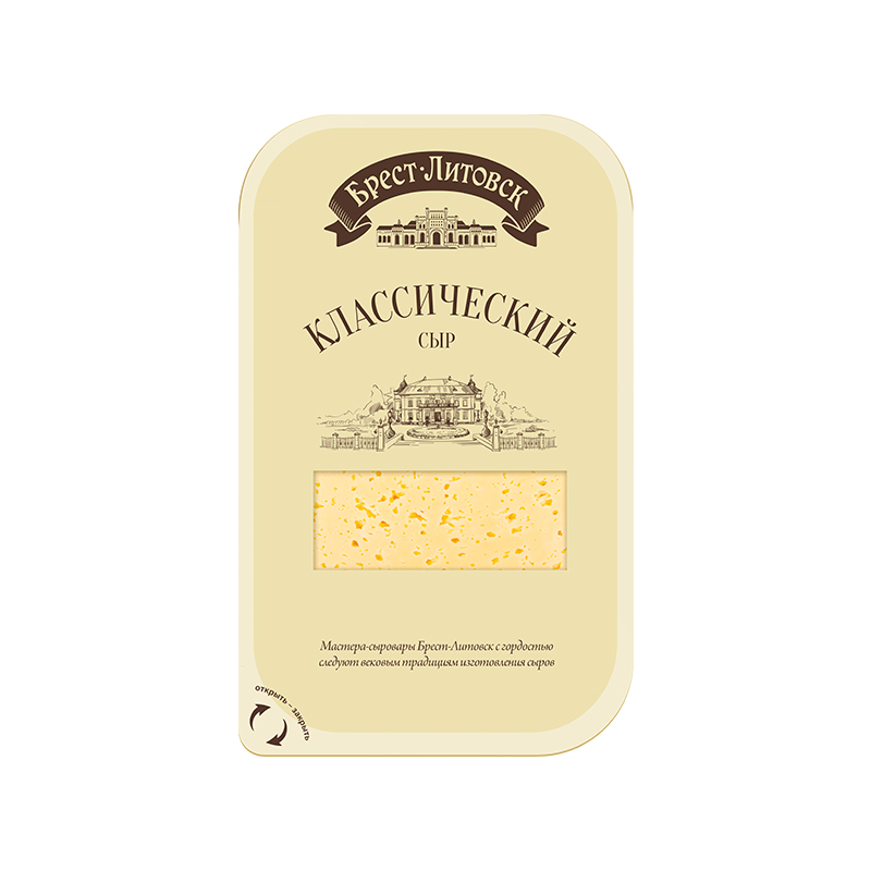 Savushkin Classic Semi-Hard Cheese 45% 150g