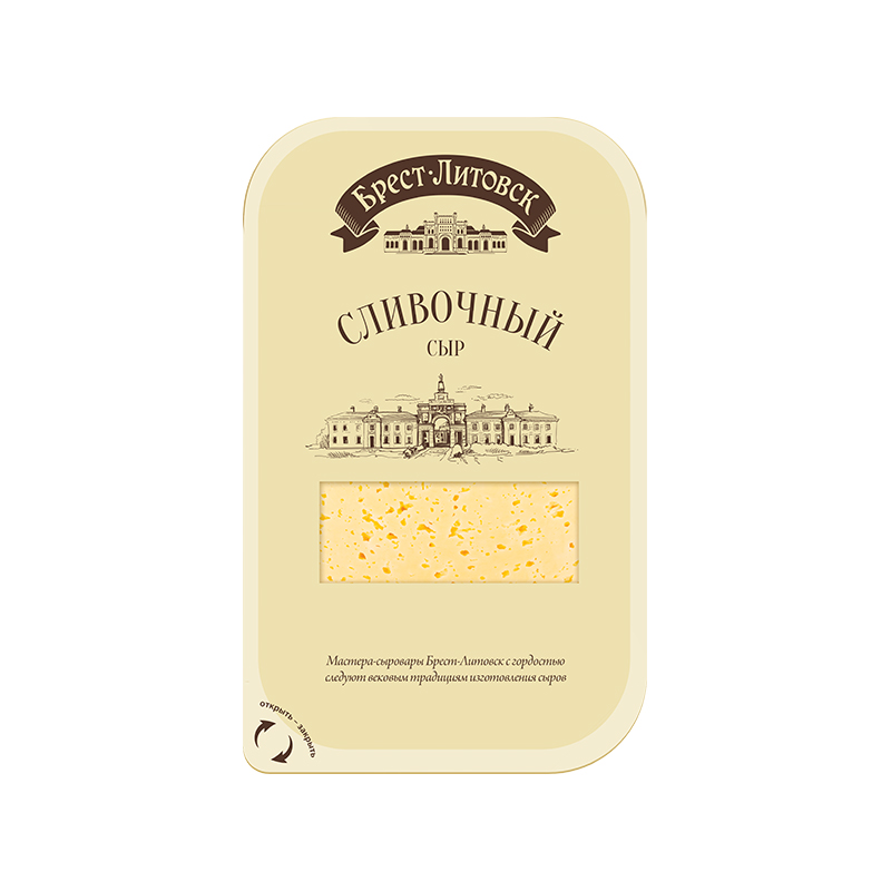 Savushkin Cream Semi-Hard Cheese 50% 150g