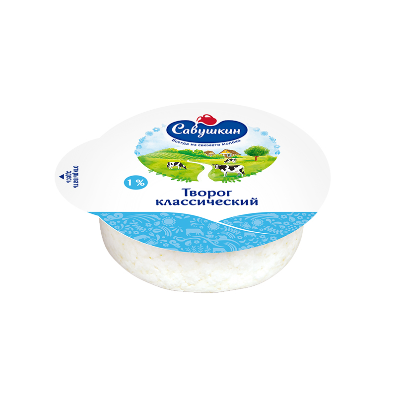 Savushkin Cottage Cheese 1% 300g