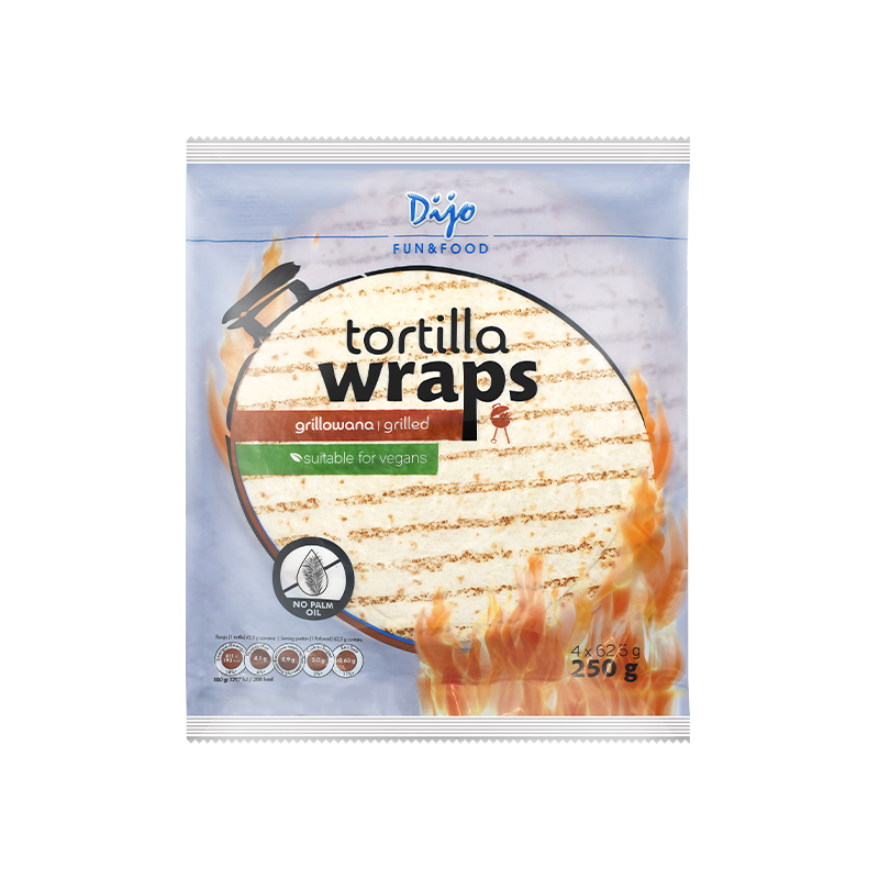 Dijo Tortilla Dijo Grill Ø 25cm 4pcs/62,5g