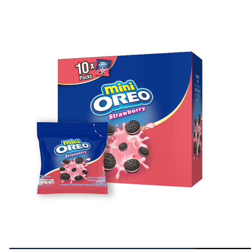 Oreo Mini Strawberry Pouch 204g