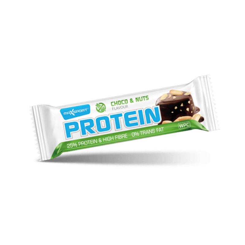 Maxsport Protein Chocolate & Nuts Gf 60G