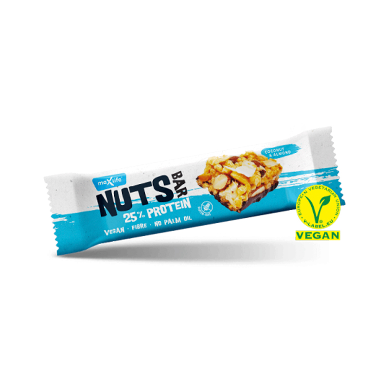 Maxsport  Coconut & Almond Nuts Bar G/F 40g