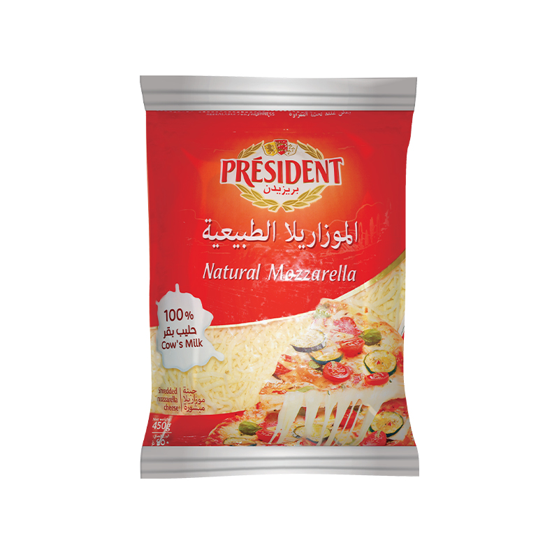 President Shredded Mozzarella 450g