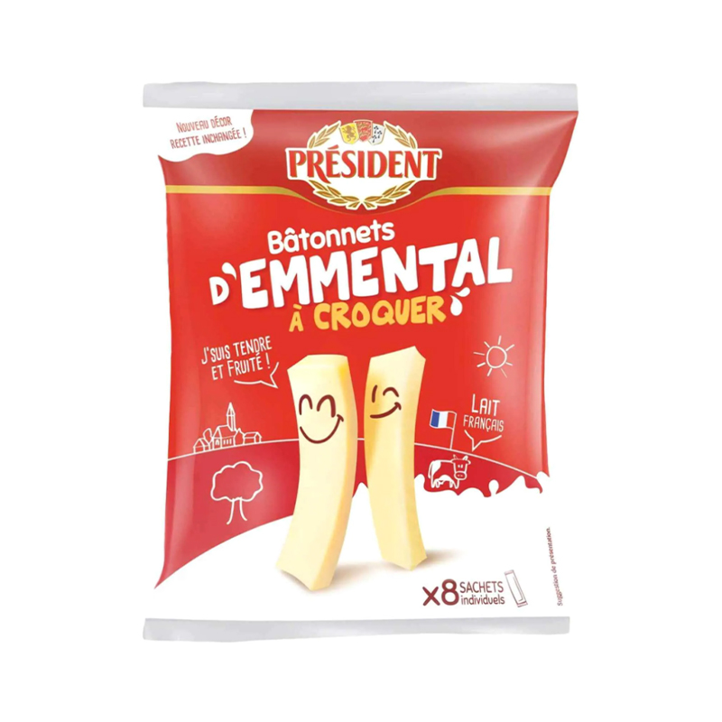 President Emmental Stick 108g (18gx6)