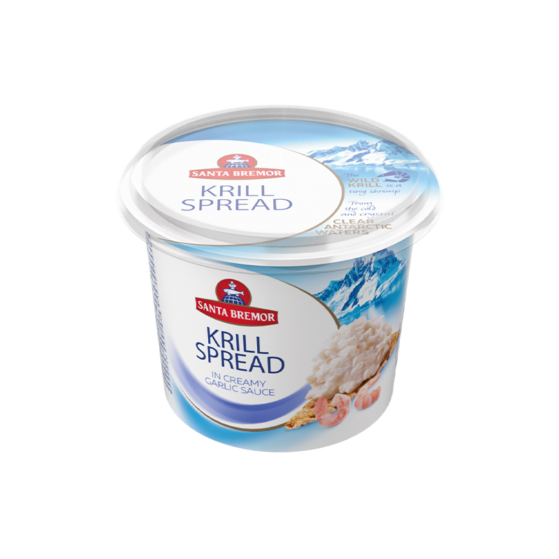 Santa-Bremor Seafood Paste Antarctic Krill In Creamy Garlic Sauce 150g