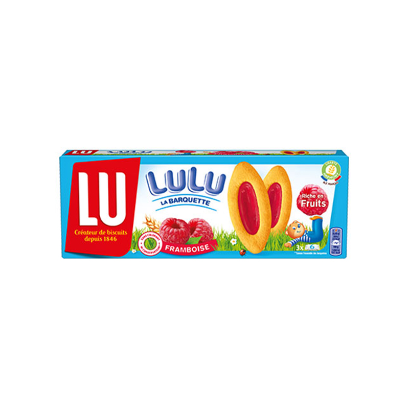 LU Barquette Raspberry Filled Biscuits 120g