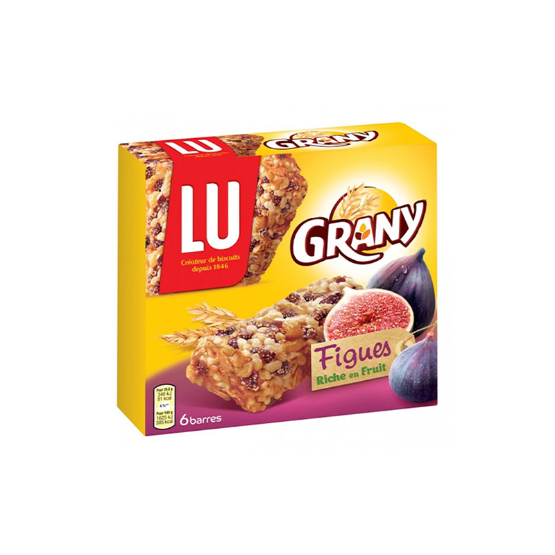 LU Grany Fig Cereal Bars (X6) 125g