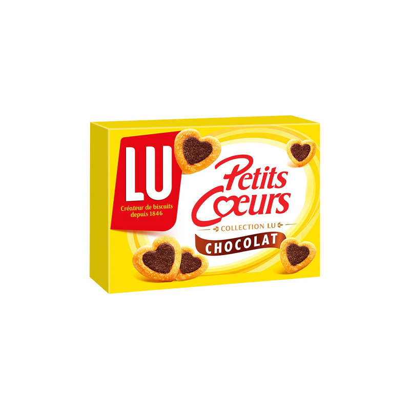 LU Petits Cœurs Chocolate Biscuits 125g