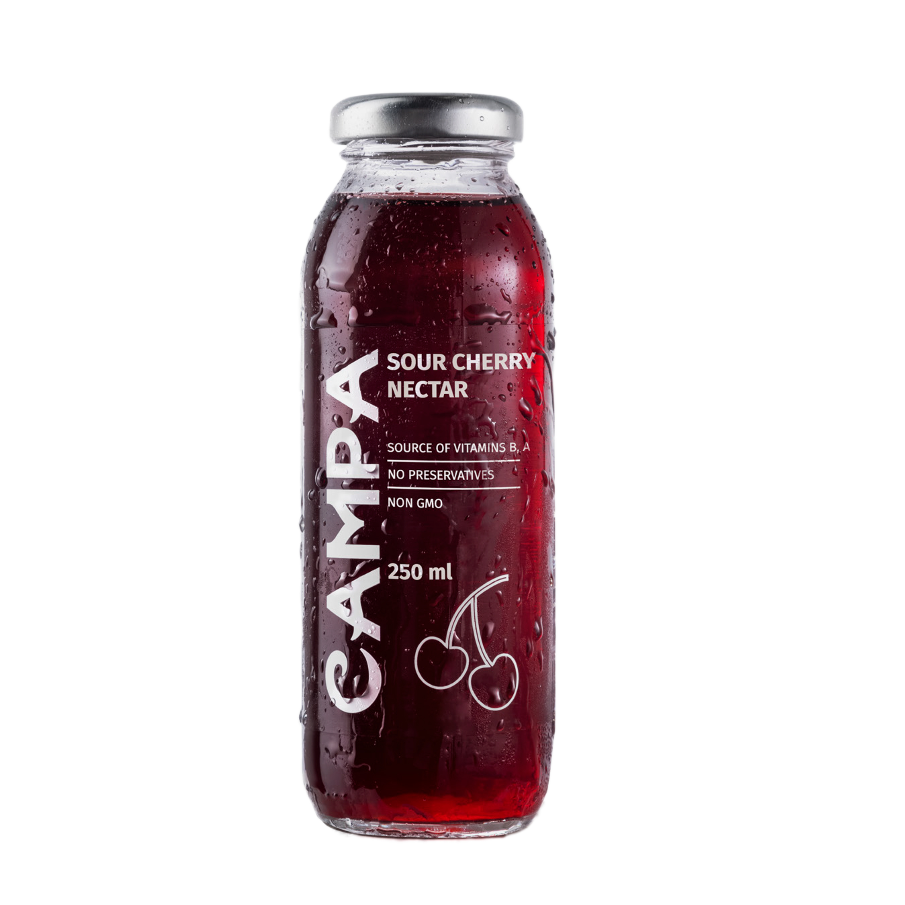Campa Sour Cherry And Pomegranate Juice 100% 250ml