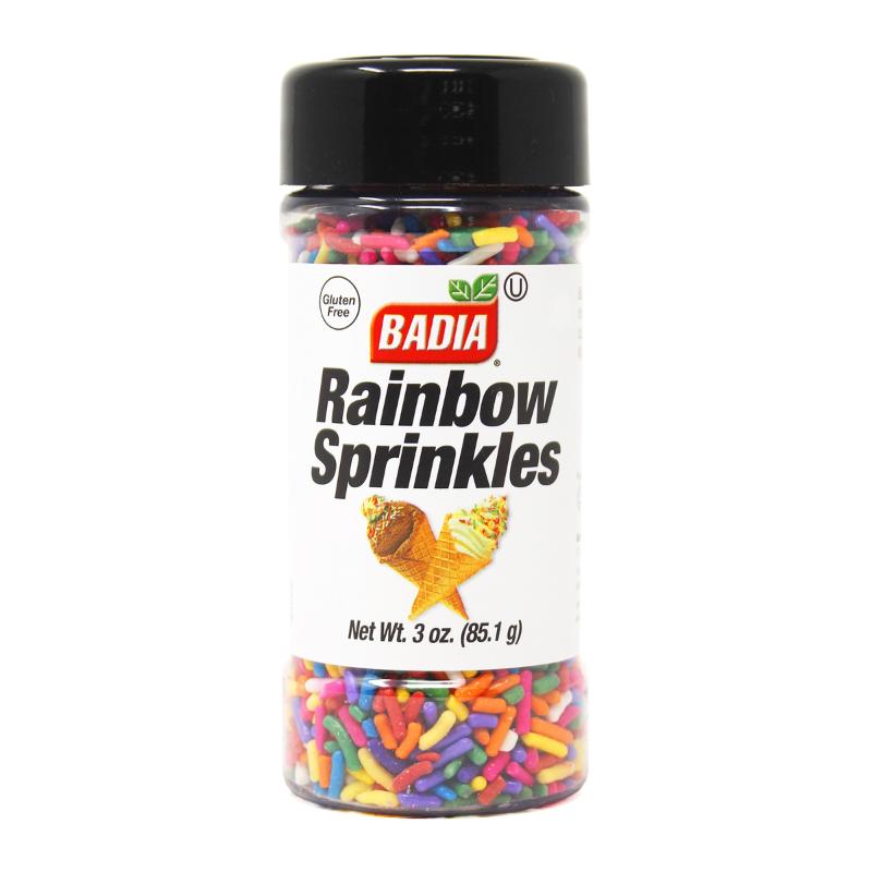 Badia Gluten Free Rainbow Sprinkles 85.1Gm