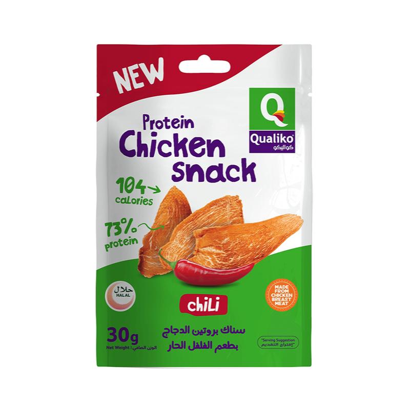 Qualiko Protein Chicken Snack Chili 30g