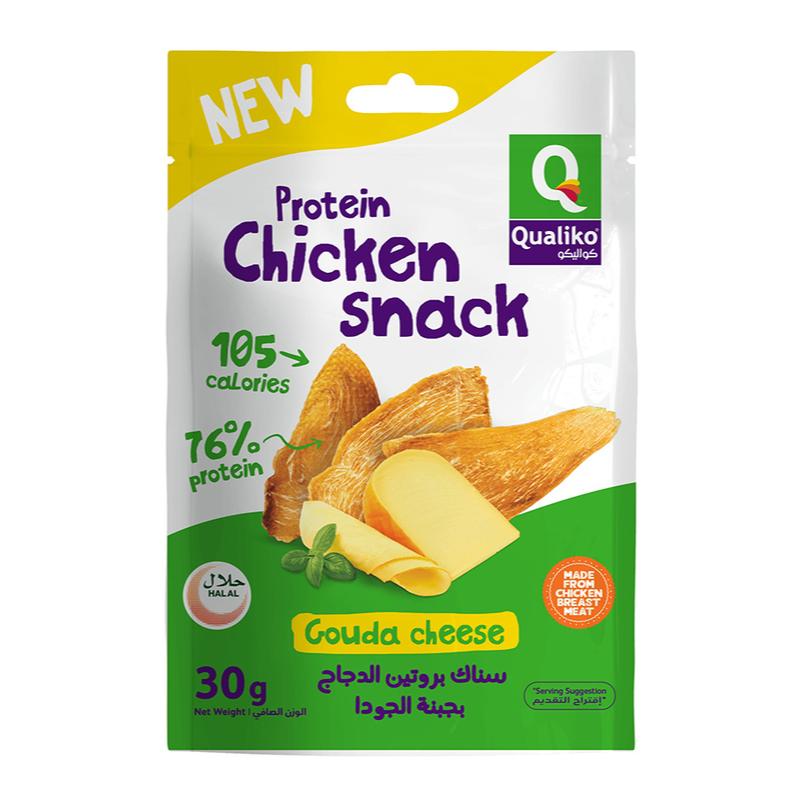 Qualiko Protein Chicken Snack Gouda Cheese 30g