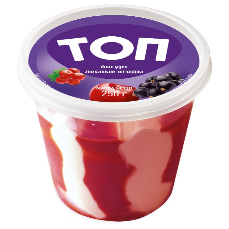 Yogurt Flavor And With Fruit-Berries Topping 250g