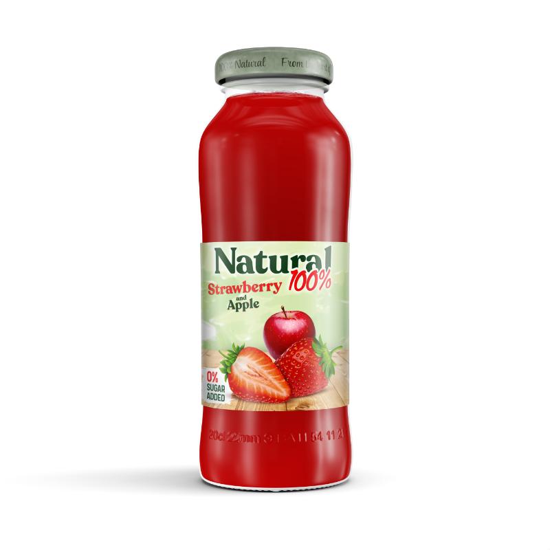 Strawberry Juice In Glass 200ml