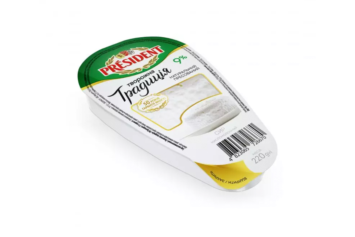 President Cottage Cheese 9% Fat