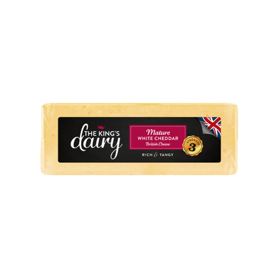 The Kings Dairy White Mature Cheddar