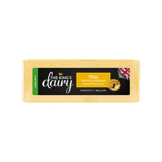 The Kings Dairy Organic Mild White Cheddar