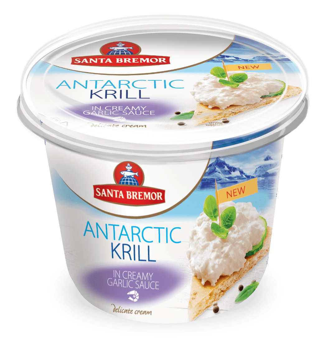 Santa-Bremor Seafood Paste Antarctic Krill In Creamy Garlic Sauce 150 G