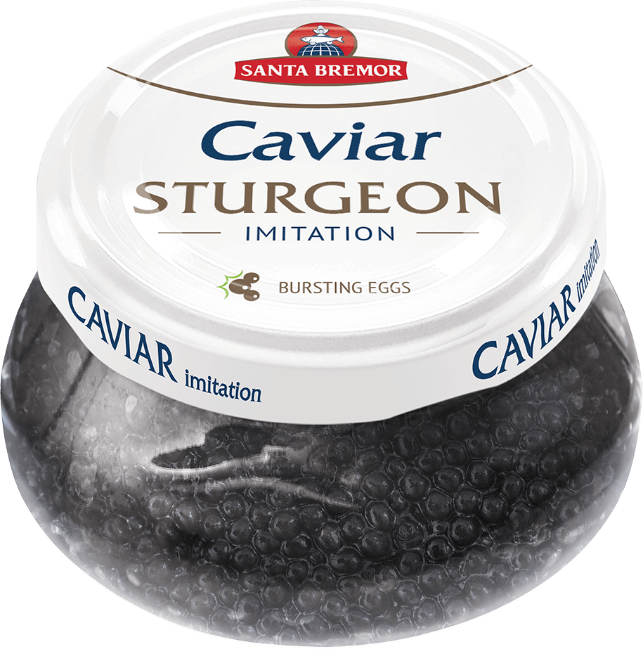 Santa-Bremor Sturgeon Caviar ''Stolnaya'' Imitation, Pasteurized, 230 G