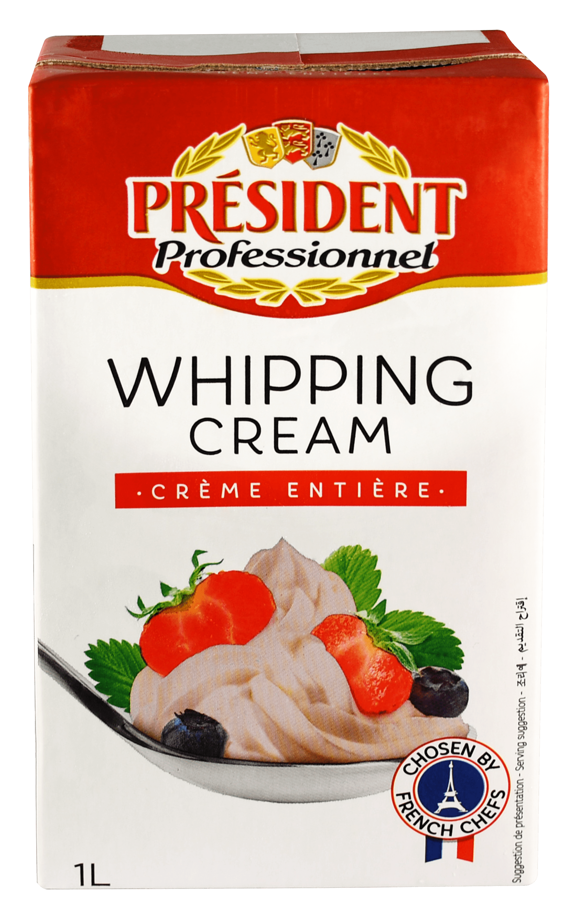 Président Uht Whipping Cream 1l