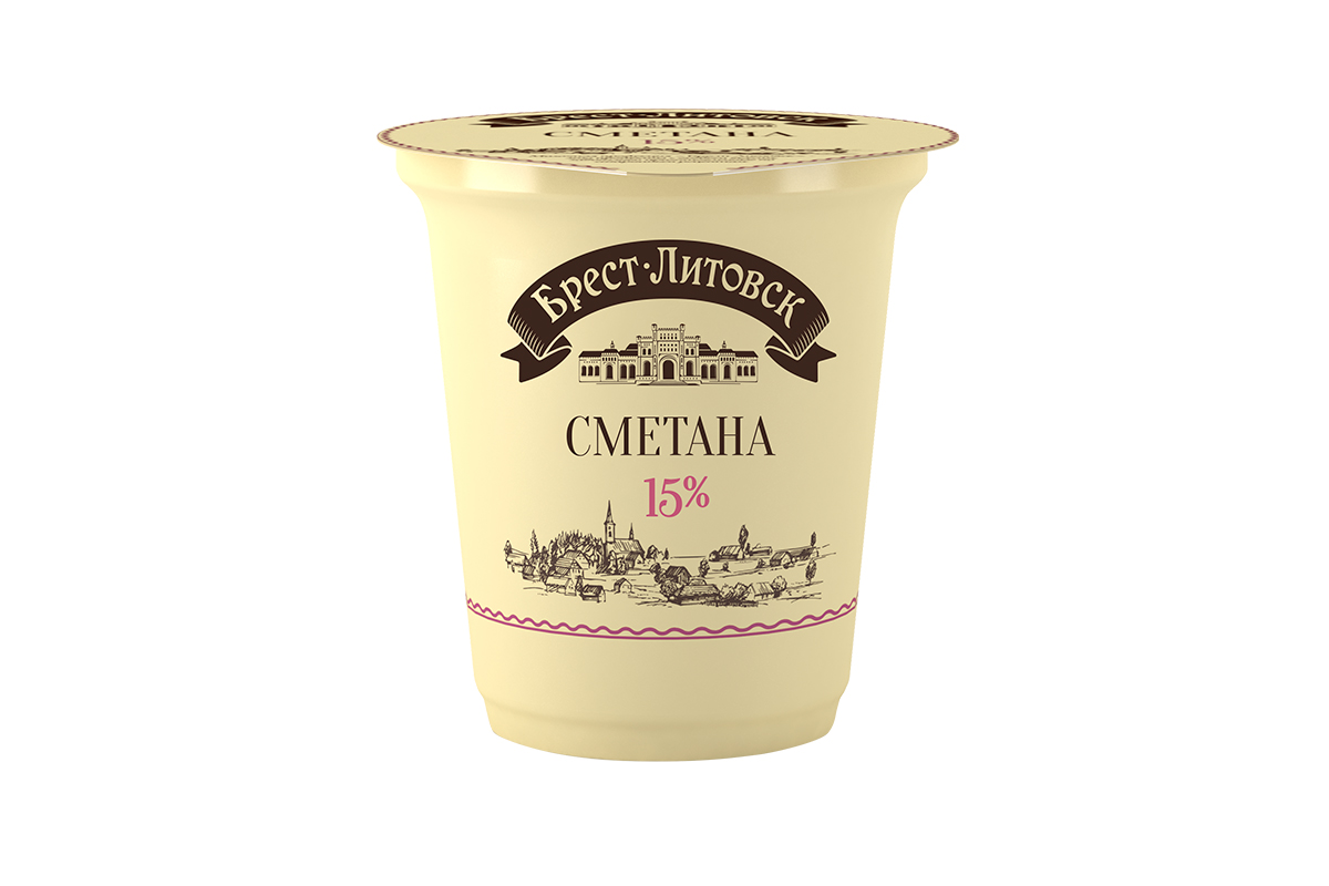 Savushkin Sour Cream 15% 315g