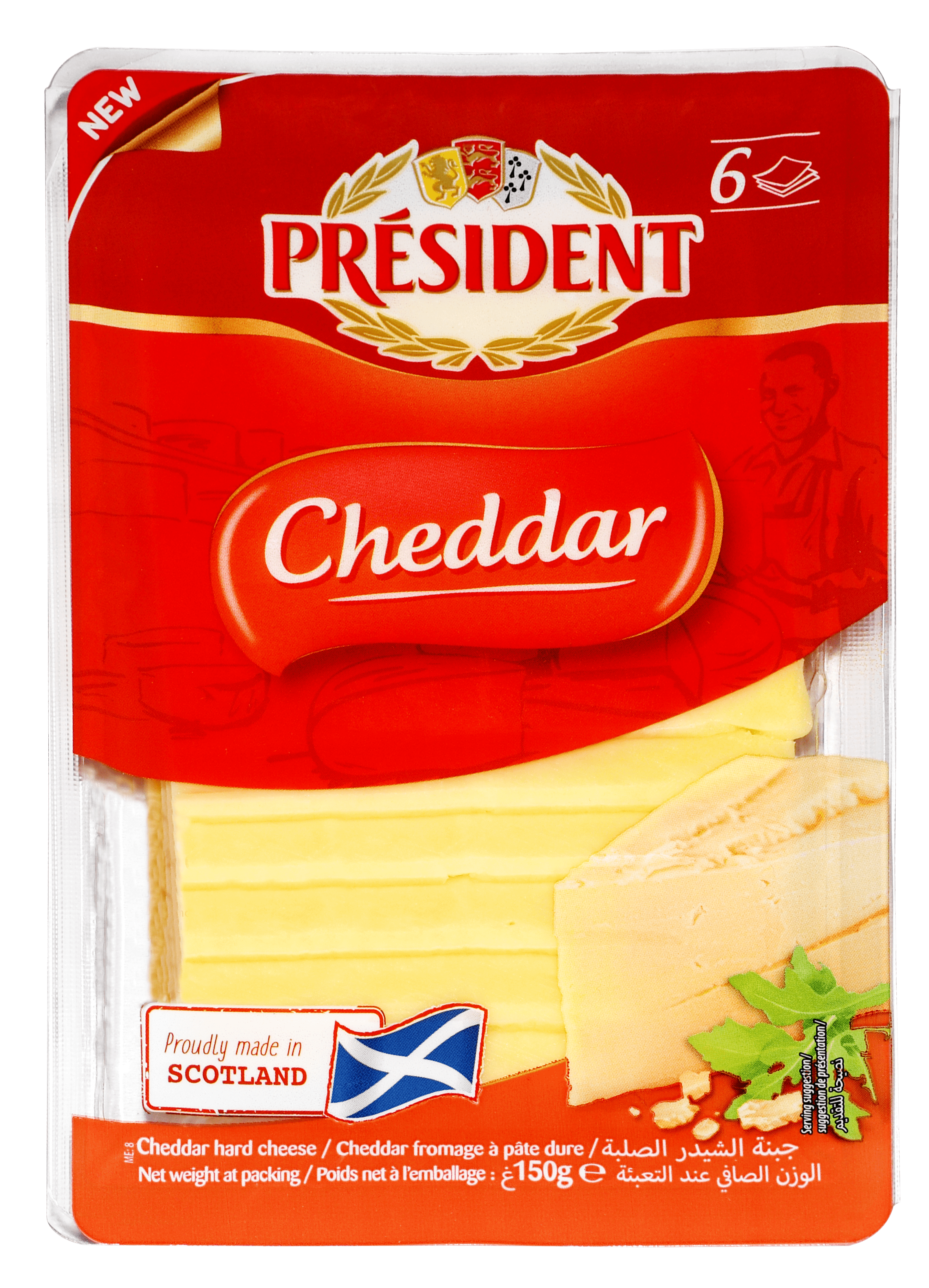President Cheddar Slices
