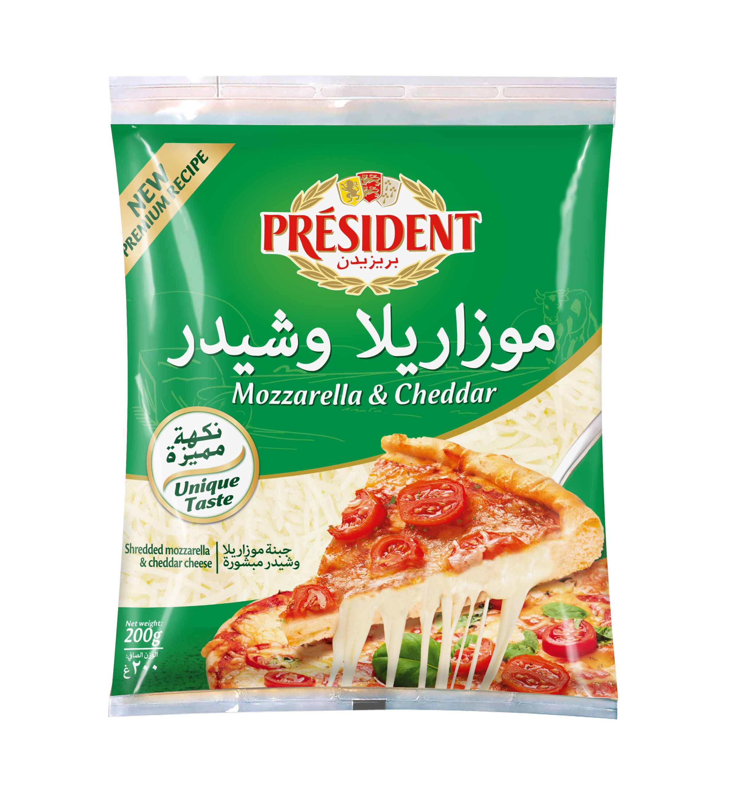 President Mozzarella & Cheddar 200g