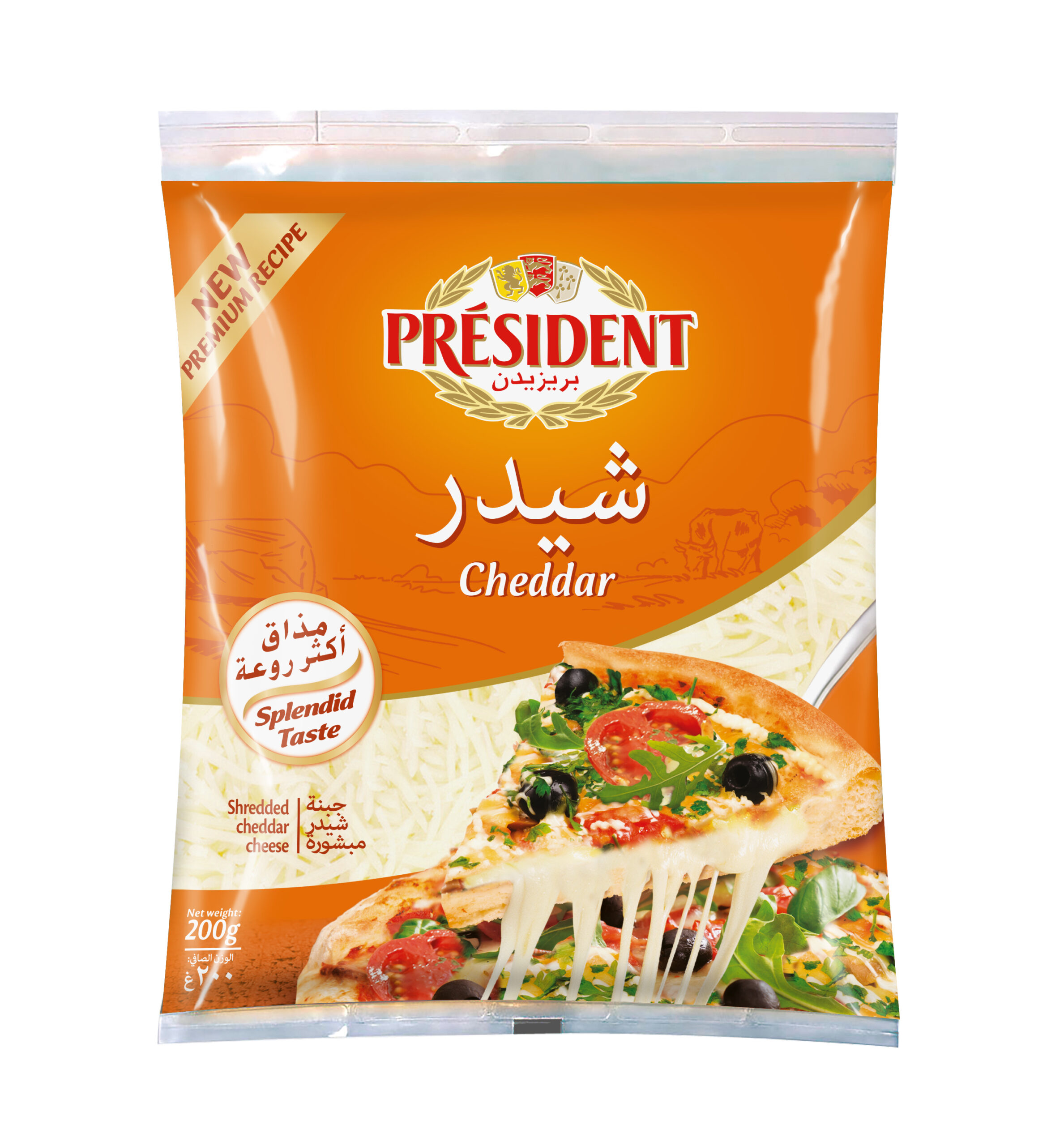 Président Shredded Natural Cheddar 200g