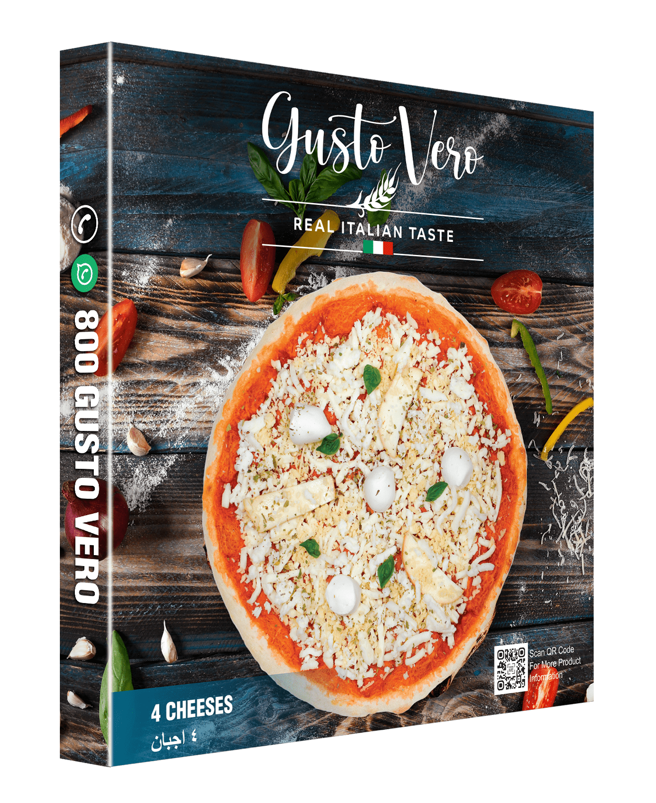 Gusto Vero 4 Cheeses 340g