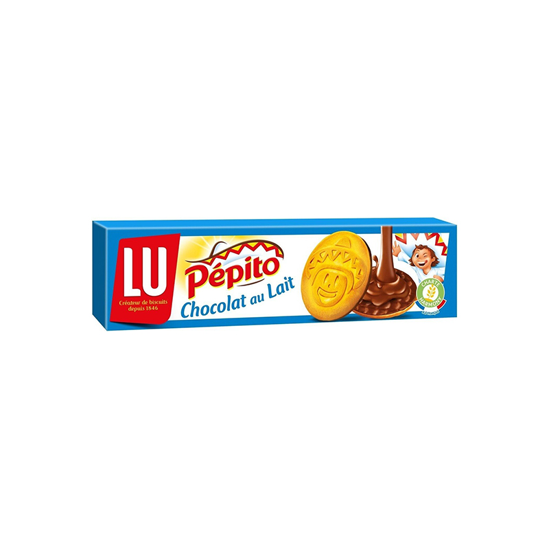 Lu Pepito Milk Chocolate Biscuits 192gr