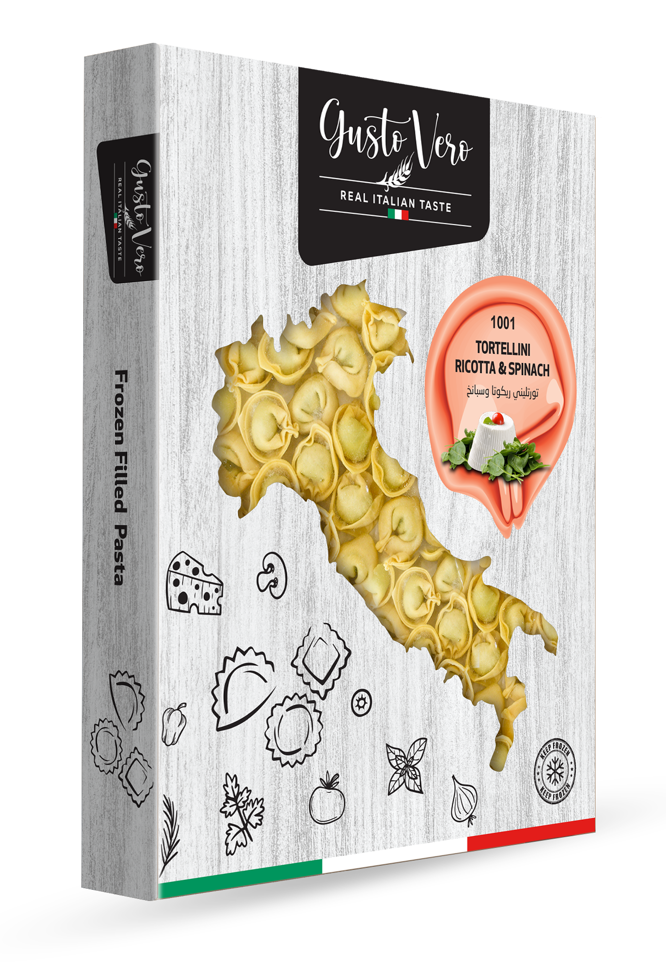 Gusto Vero Tortellini Ricotta & Spinach 300g