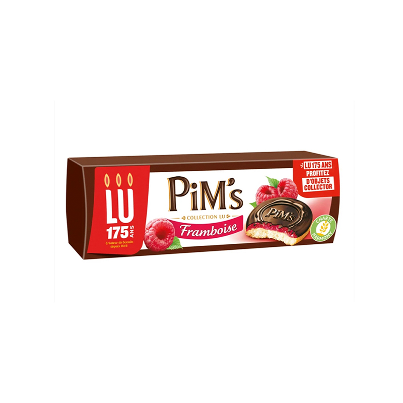 Lu Pims Raspberry Soft Biscuit 150g